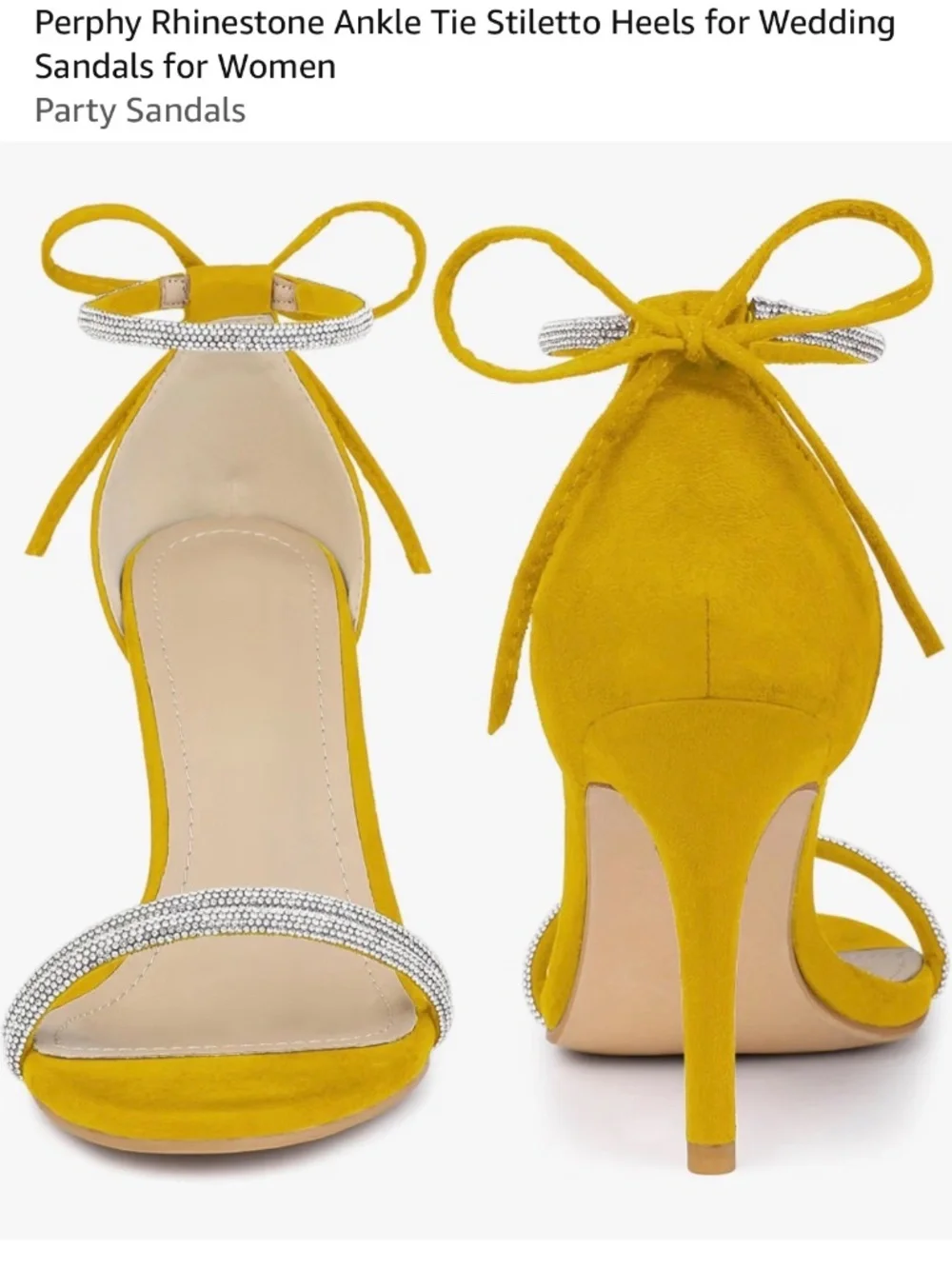 Women yellow sandals